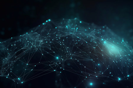 Abstract technology background. AI Generatedの素材