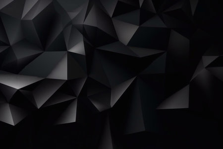 Dark black abstract modern background. AI Generatedの素材