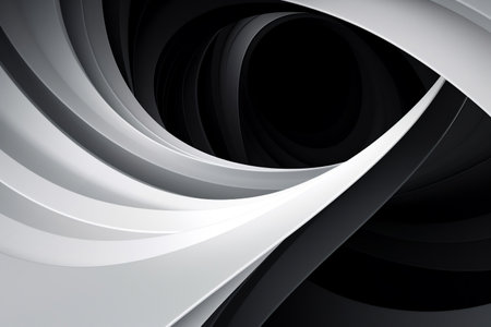Dark white abstract modern background. AI Generatedの素材