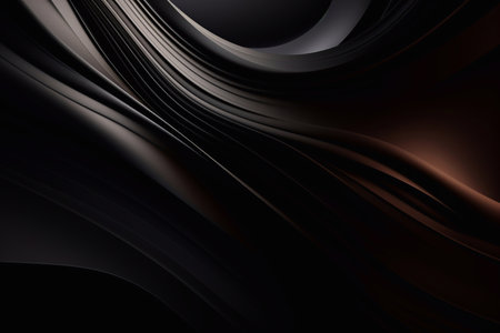 Dark black abstract modern background. AI Generatedの素材