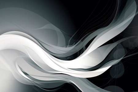 Dark white abstract modern background. AI Generatedの素材