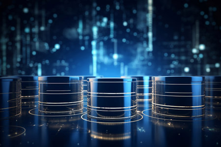 data center cybersecurity file. AI Generatedの素材
