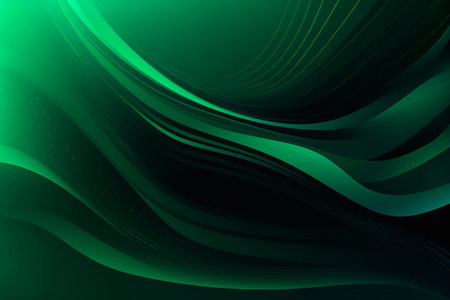 Dark green abstract modern background. AI Generatedの素材