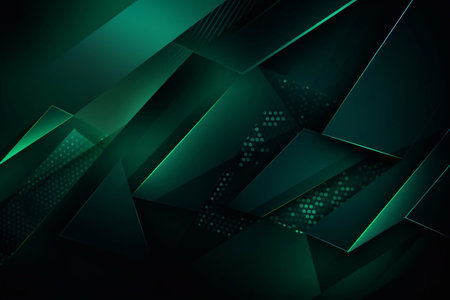 Dark green abstract modern background. AI Generatedの素材