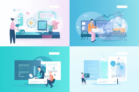 website design and development. AI Generatedの素材