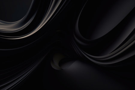 Dark black abstract modern background. AI Generatedの素材
