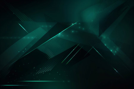Dark green abstract modern background. AI Generatedの素材
