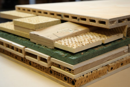environmentally friendly construction materials. AI Generatedの素材