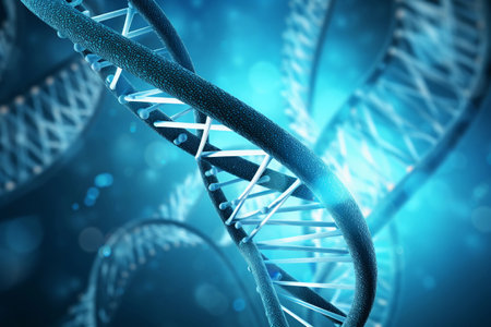Genetic medicine and the human genome. AI Generatedの素材
