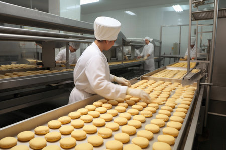 Food production and food industry. AI Generatedの素材