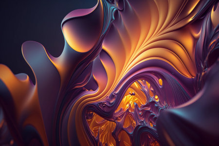 beautiful abstract background. AI Generatedの素材