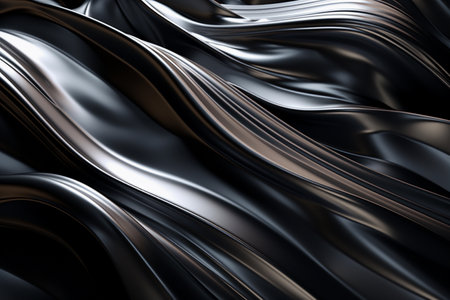 Abstract gray digital background with wavesの素材
