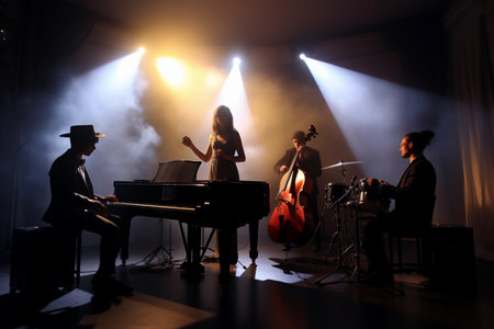 Performance of a musical group.の素材