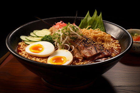 Japanese ramen soupの素材