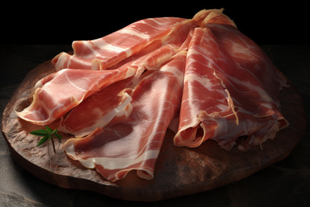 Prosciutto cheese close-upの素材