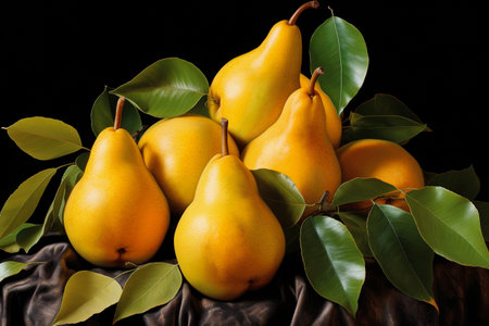Fresh and juicy pearsの素材