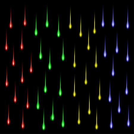 Group of colored stars. Abstract Space background for design.のイラスト素材