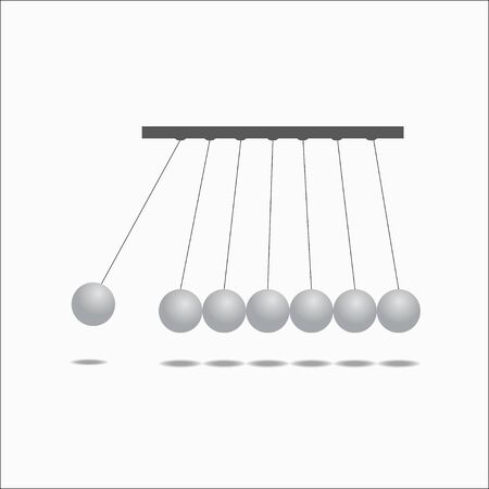 Balls are fighting one against the otherのイラスト素材