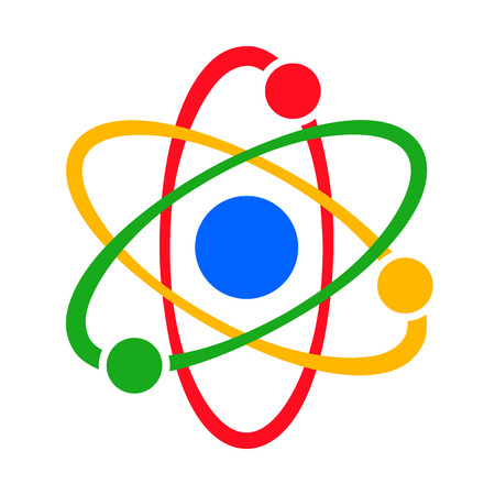 Atom sign icon - stock vectorのイラスト素材