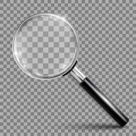Magnifying glass instrument stock vector illustration.のイラスト素材