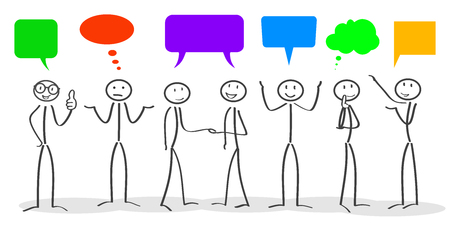 Business meeting, corporate, communication - stock vectorのイラスト素材