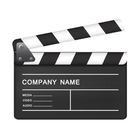 Realistic movie board â stock vectorのイラスト素材