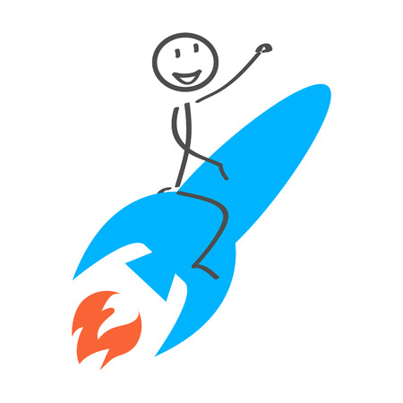 Rocket, successのイラスト素材