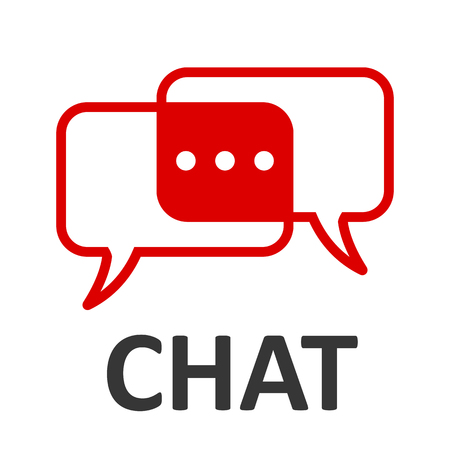 Chat icon - stock vectorのイラスト素材
