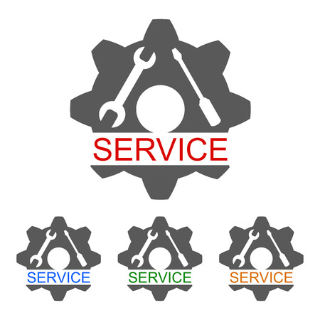 Creative logo service - stock vectorのイラスト素材