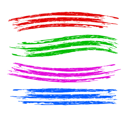 Colored set grunge â stock vectorのイラスト素材