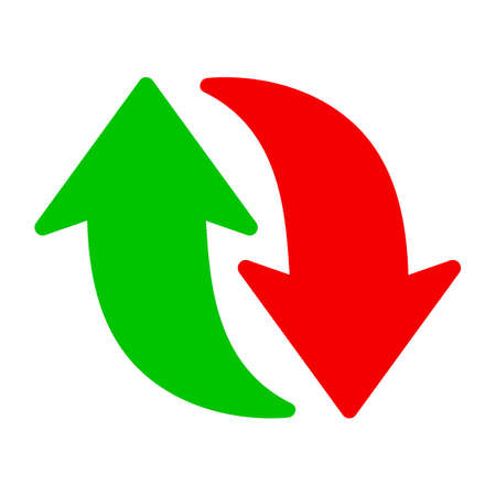 Arrow up and down - for stockのイラスト素材