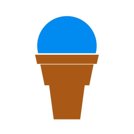 Ice cream icon - stock vectorのイラスト素材