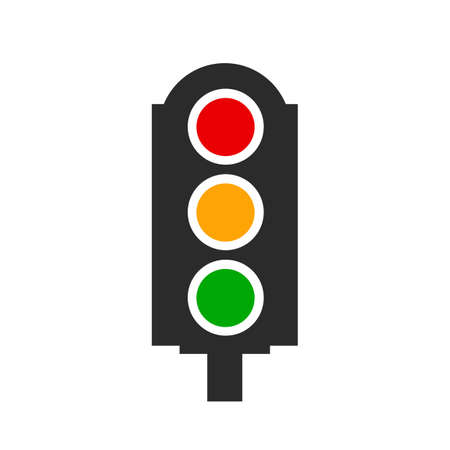 Traffic lights sign - vectorのイラスト素材