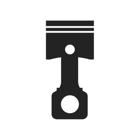 Piston spare icon parts for cars - stock vectorのイラスト素材