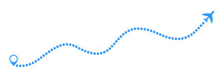 Track plane, travel sign - for stockのイラスト素材