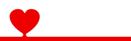 Beautiful shine red heart sign - stock vectorのイラスト素材