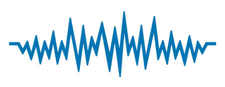 Sound wave sign - vectorのイラスト素材