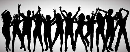 Party people together - stock vectorのイラスト素材