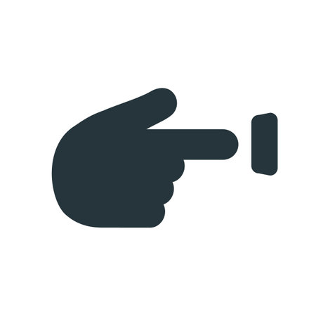 Pushing the doorbell icon sign - stock vectorのイラスト素材