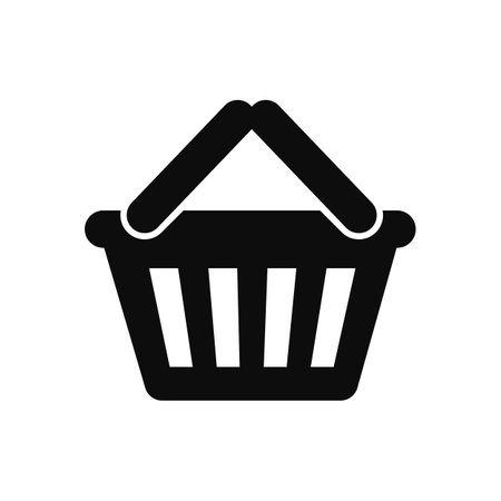 Shop icon, buy symbol. Shopping basket icon - stock vectorのイラスト素材