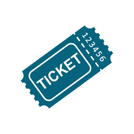 Ticket icons sign - stock vectorのイラスト素材