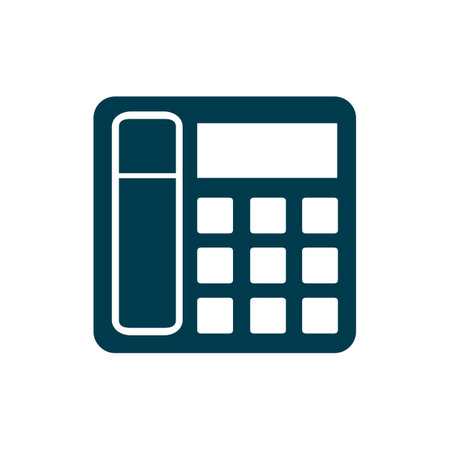 Office phone icon - stock vectorのイラスト素材