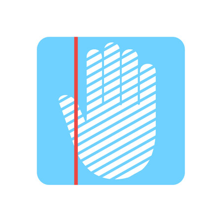 Hand scanning process - stock vectorのイラスト素材