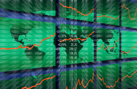 stock chartの写真素材