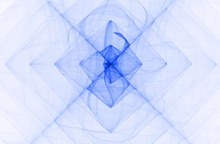 abstract blue background with crossing and squaresの写真素材