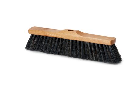 Broom isolated on white background. Cleaning equipment for housework and domestic lifeの写真素材