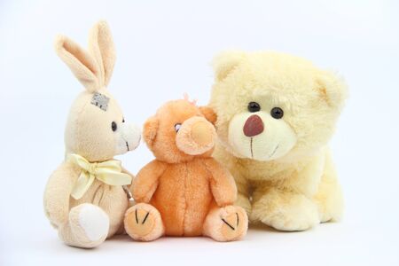The plush animalsの写真素材