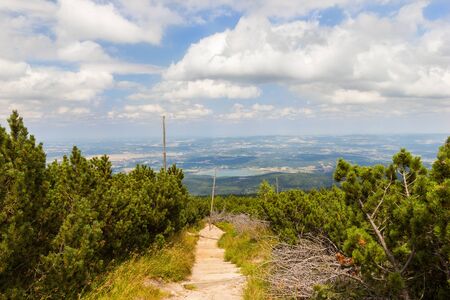 Landscape of mountains in Summer