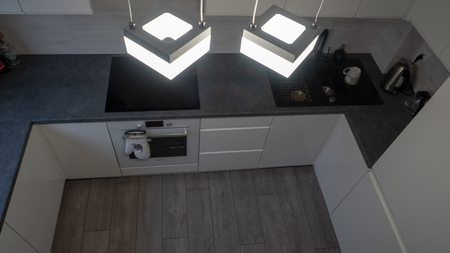 View of small apartment.の写真素材