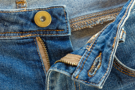 Blue jeans texture and backgroundの写真素材
